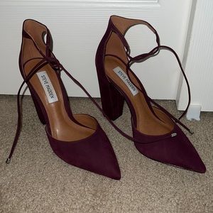 Maroon Steve Madden Heels